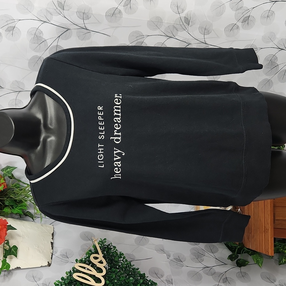 Kate Spade New York Light Sleeper heavy dreamer Sleep Top - Picture 3 of 10